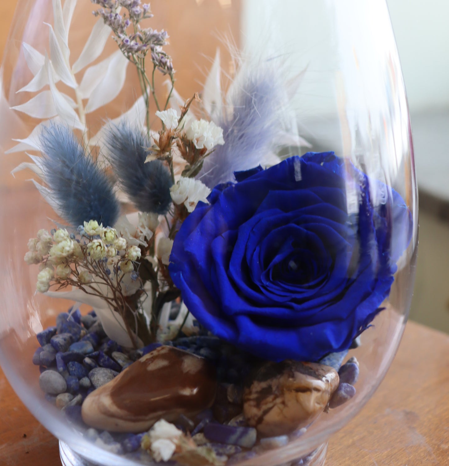 Preserved Rose: Blue Velvet