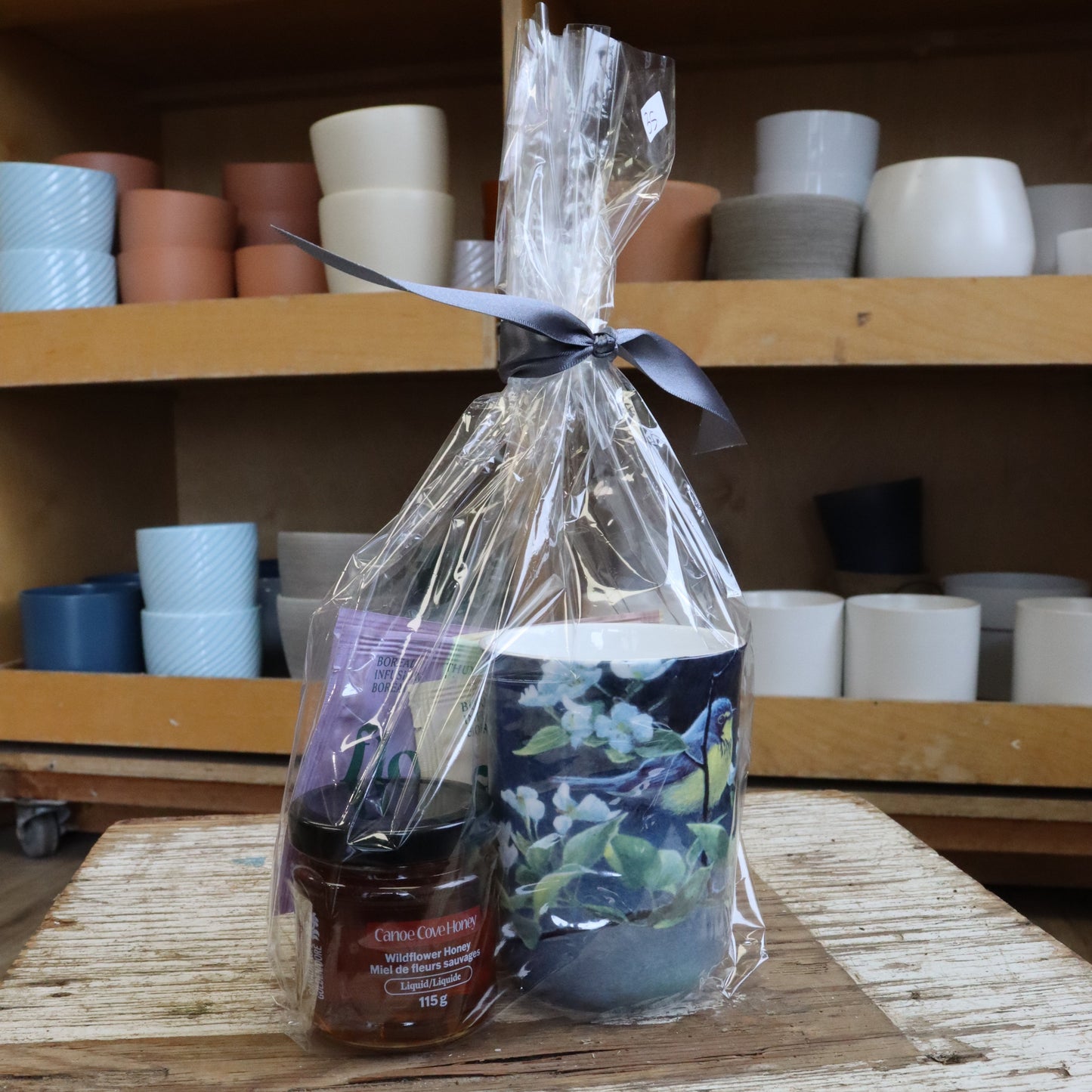 Warm Me Up! Gift Set - PEI Honey, Tea & Mug