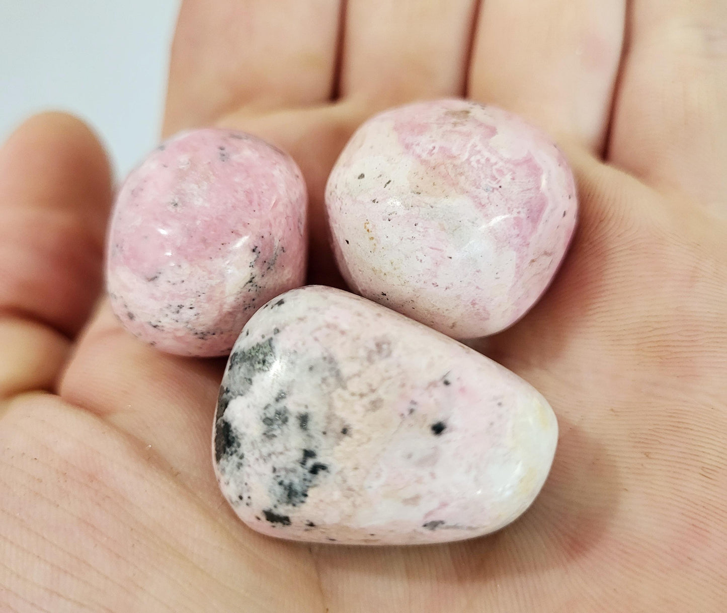 Rhodonite - Palm Stone