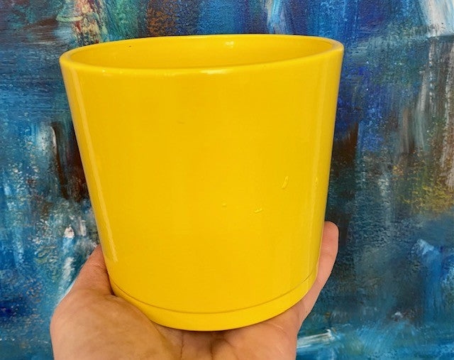 School Bus Ceramic Pot 4.5"