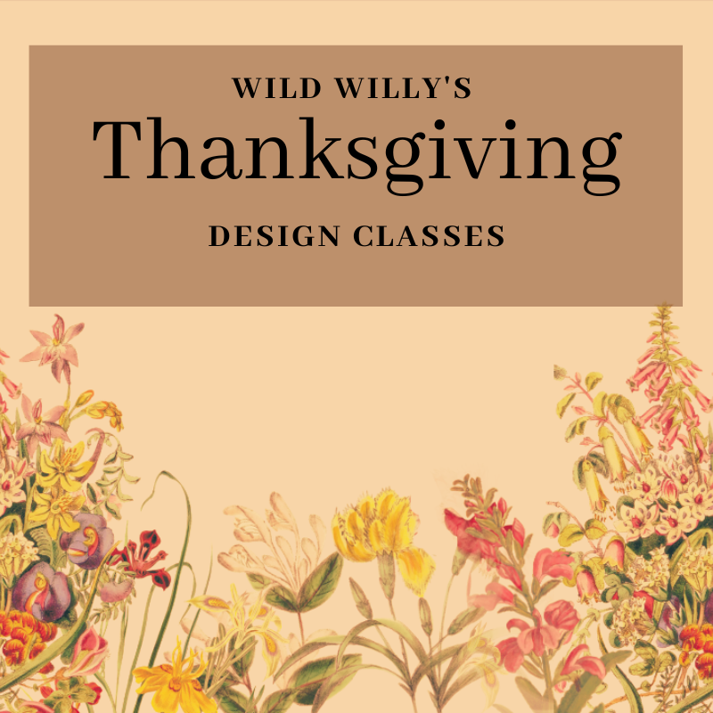 Thanksgiving Centrepiece Workshop: October 10th: Saturday 10 am