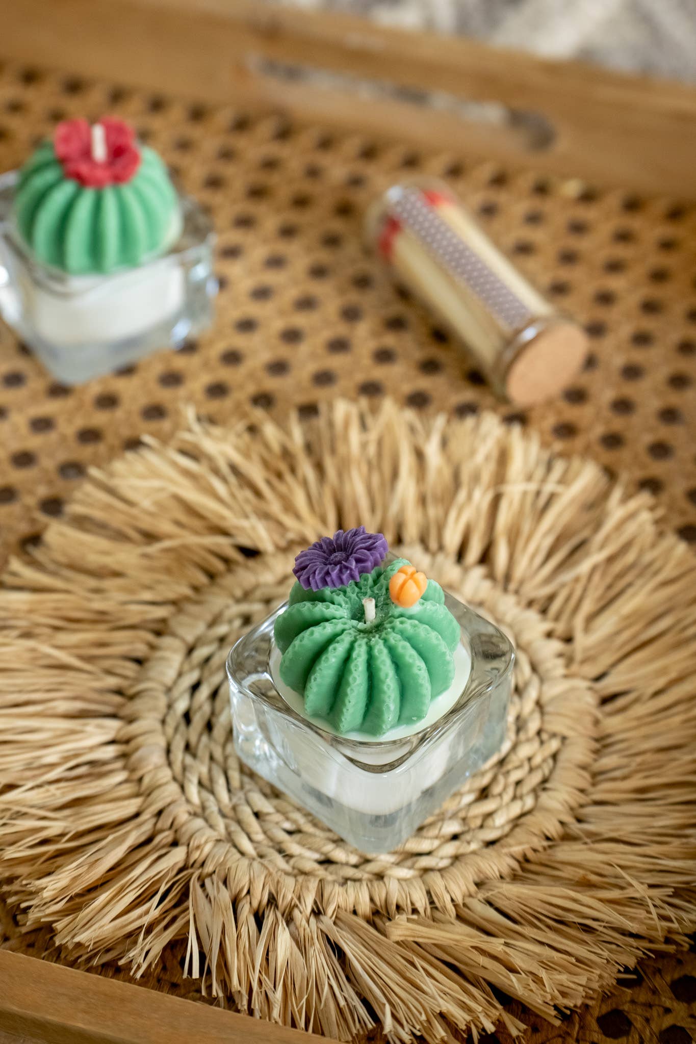 Tealight Candles - Barrel Cactus