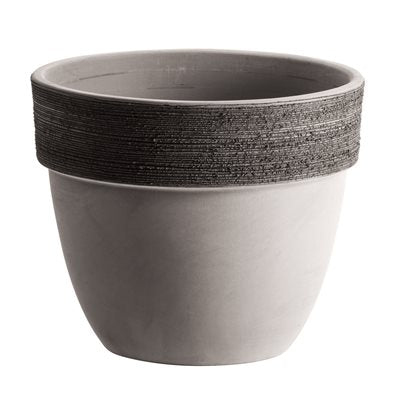 Graffiato Greige Pot