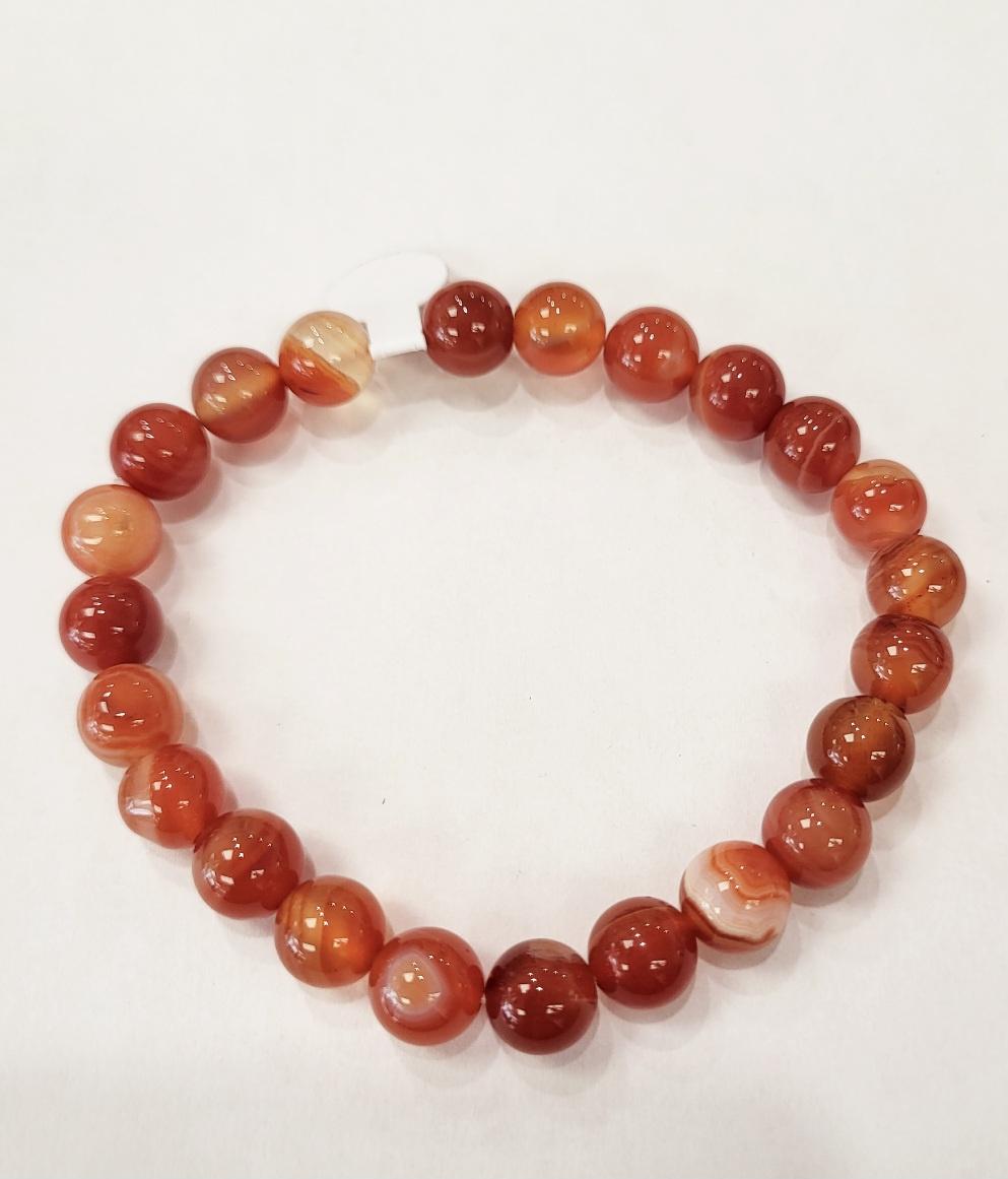 Bead Bracelet - Carnelian