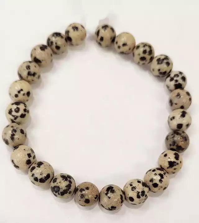 Bead Bracelet - Dalmatian Jasper
