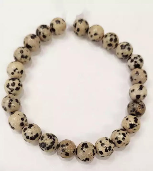 Bead Bracelet - Dalmatian Jasper