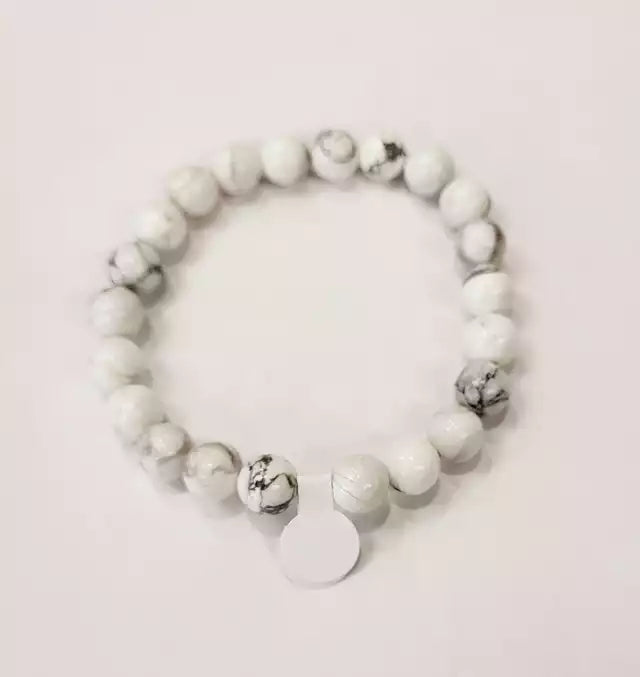 Bead Bracelet - Howlite