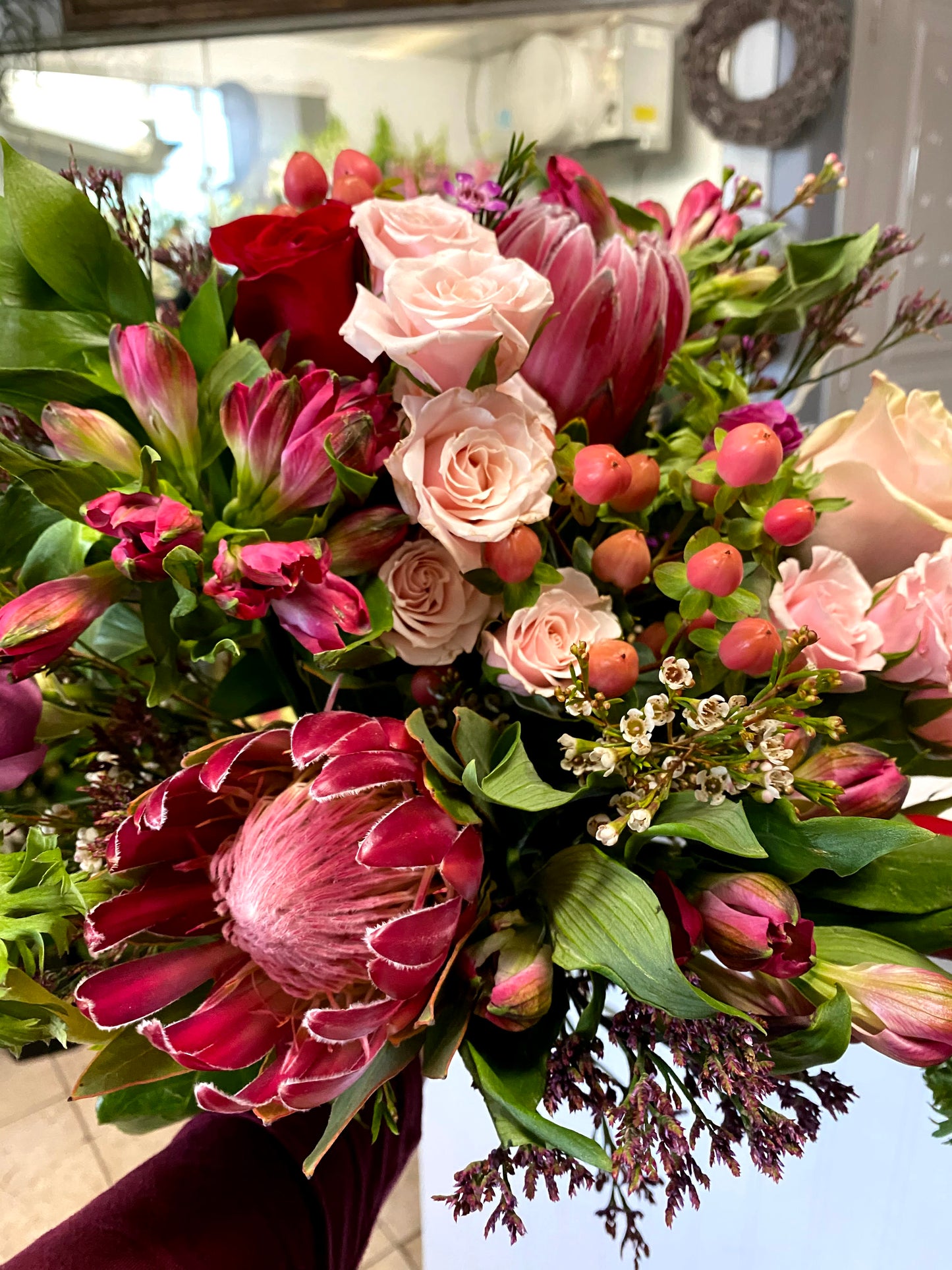 Made with Love - Valentine's Florist Choice - Hand Tied Bouquet