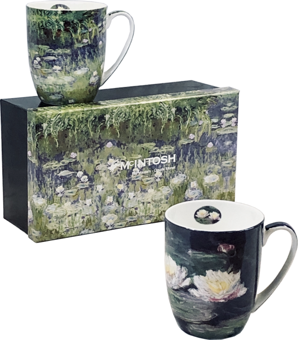 Monet Water Lilies Mug Pair