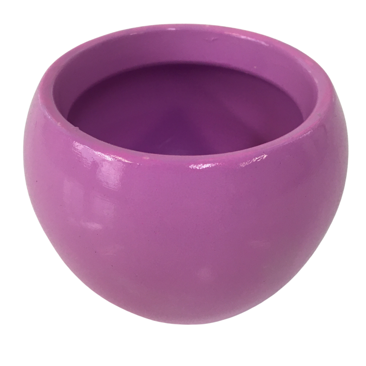 Pink Ceramic Round Cache Pot