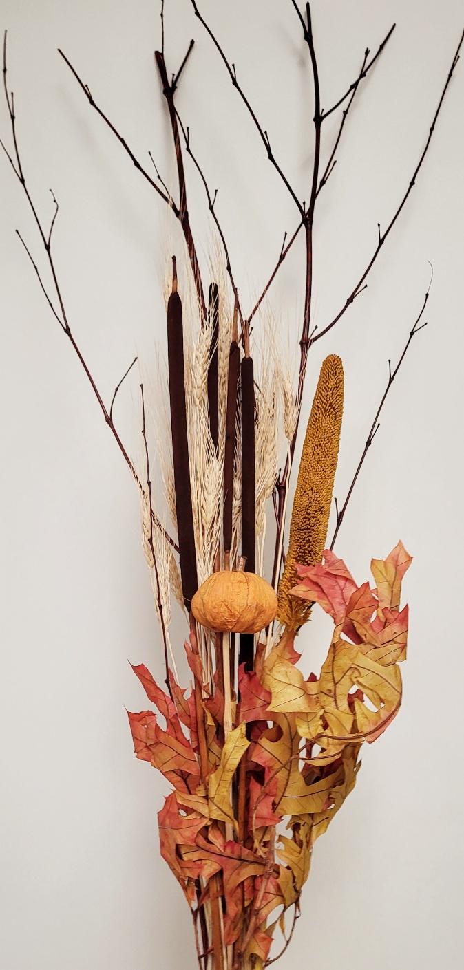 Mixed Autumn Bunches - Dried and Artificial