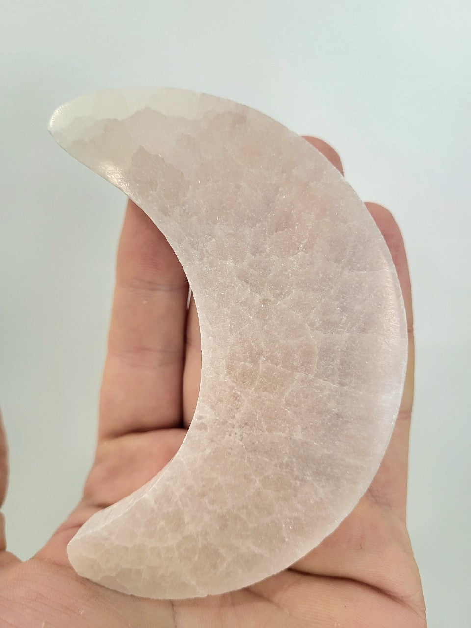 Crescent Moon - Selenite
