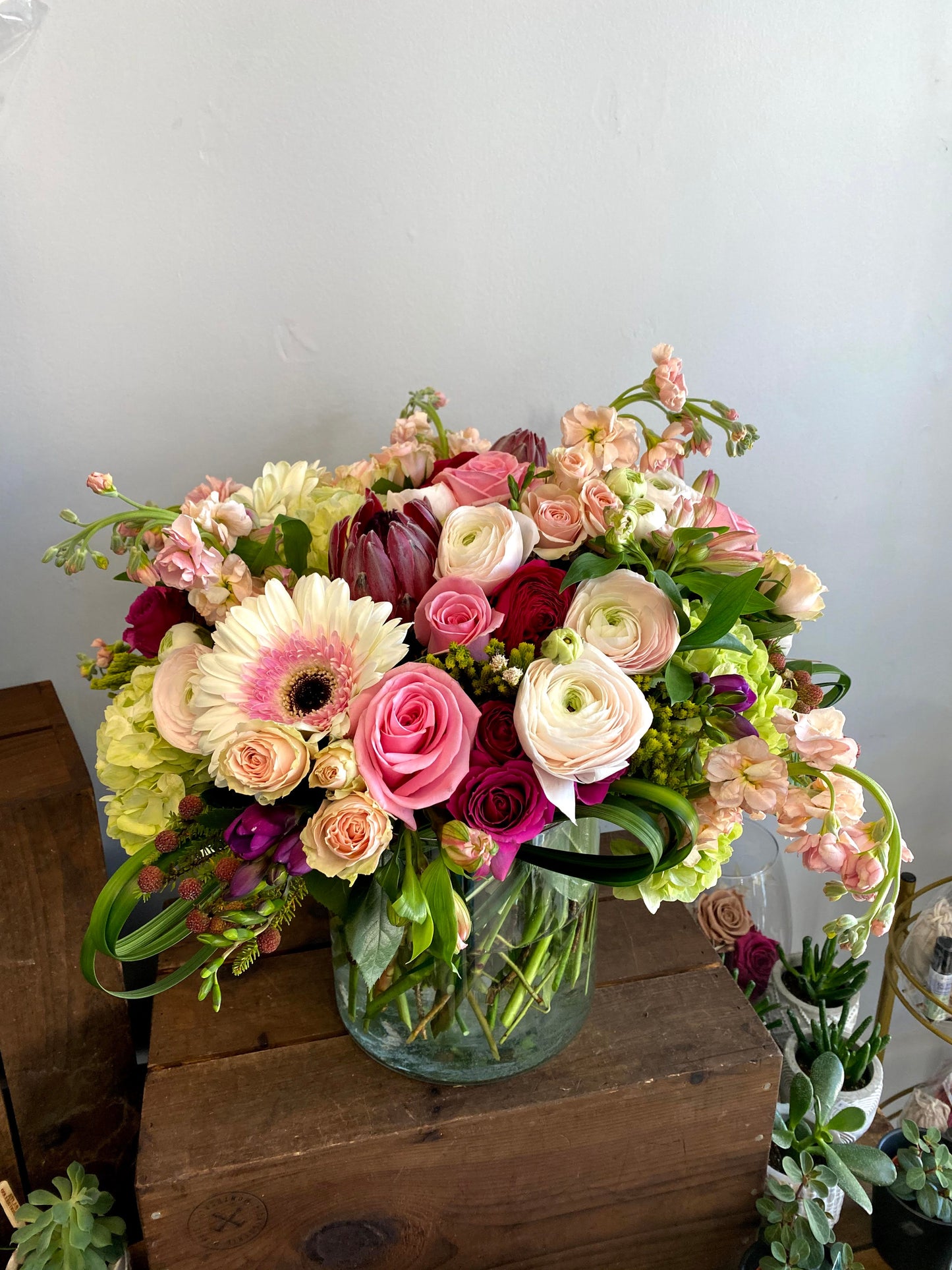 Made with Love - Mother's Day Florist Choice - Vase Arrangement