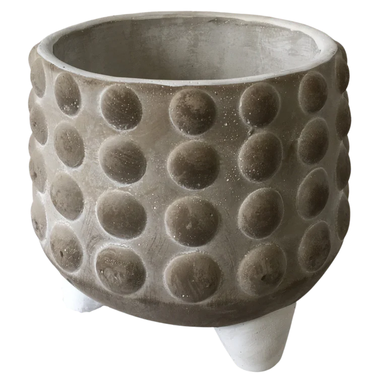 Dotted Pedestal Pot