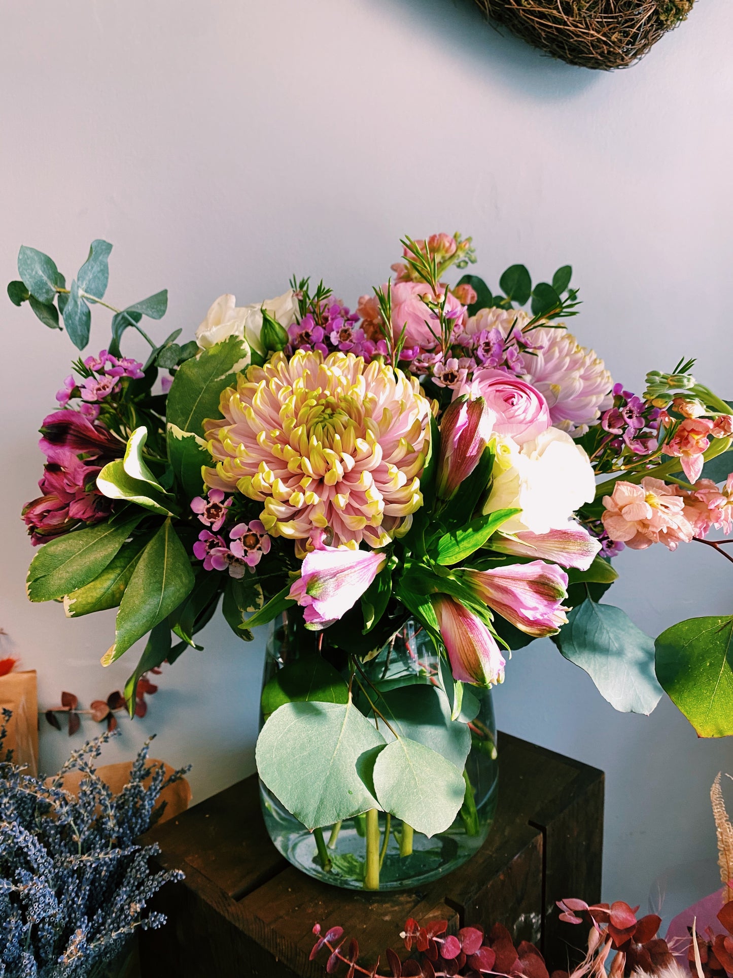 Made with Love - Mother's Day Florist Choice - Vase Arrangement