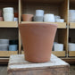 10" Cono Orange Terra Cotta Pot
