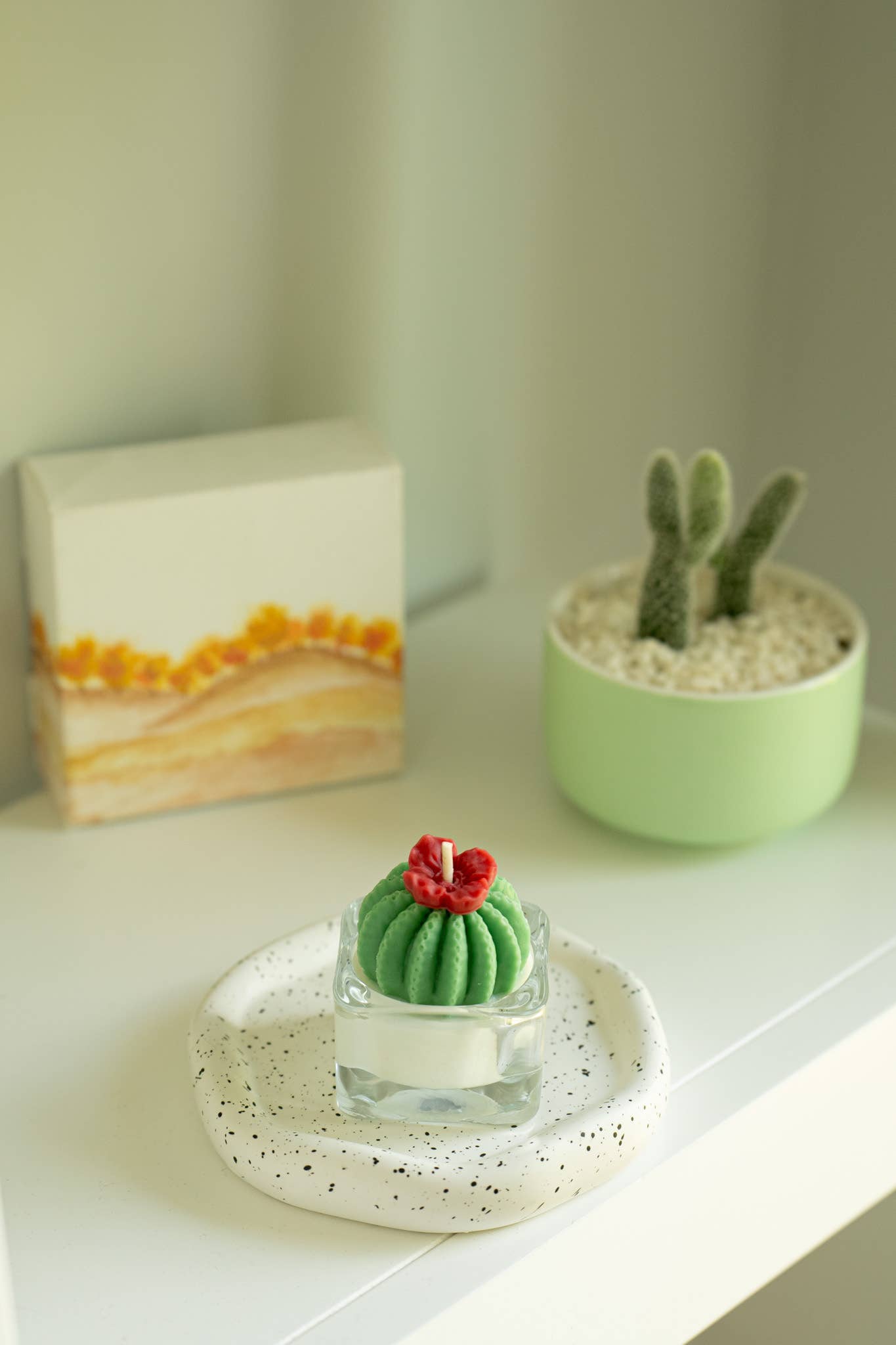 Tealight Candles - Barrel Cactus