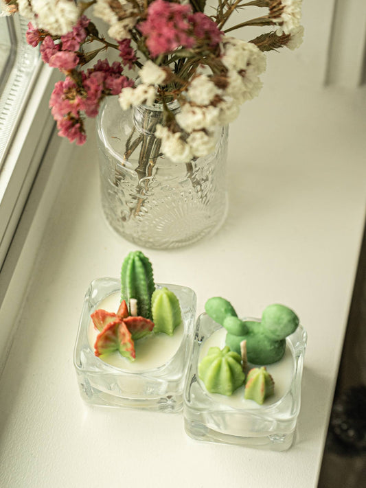 Tealight Candles - Fairy Castle Cactus
