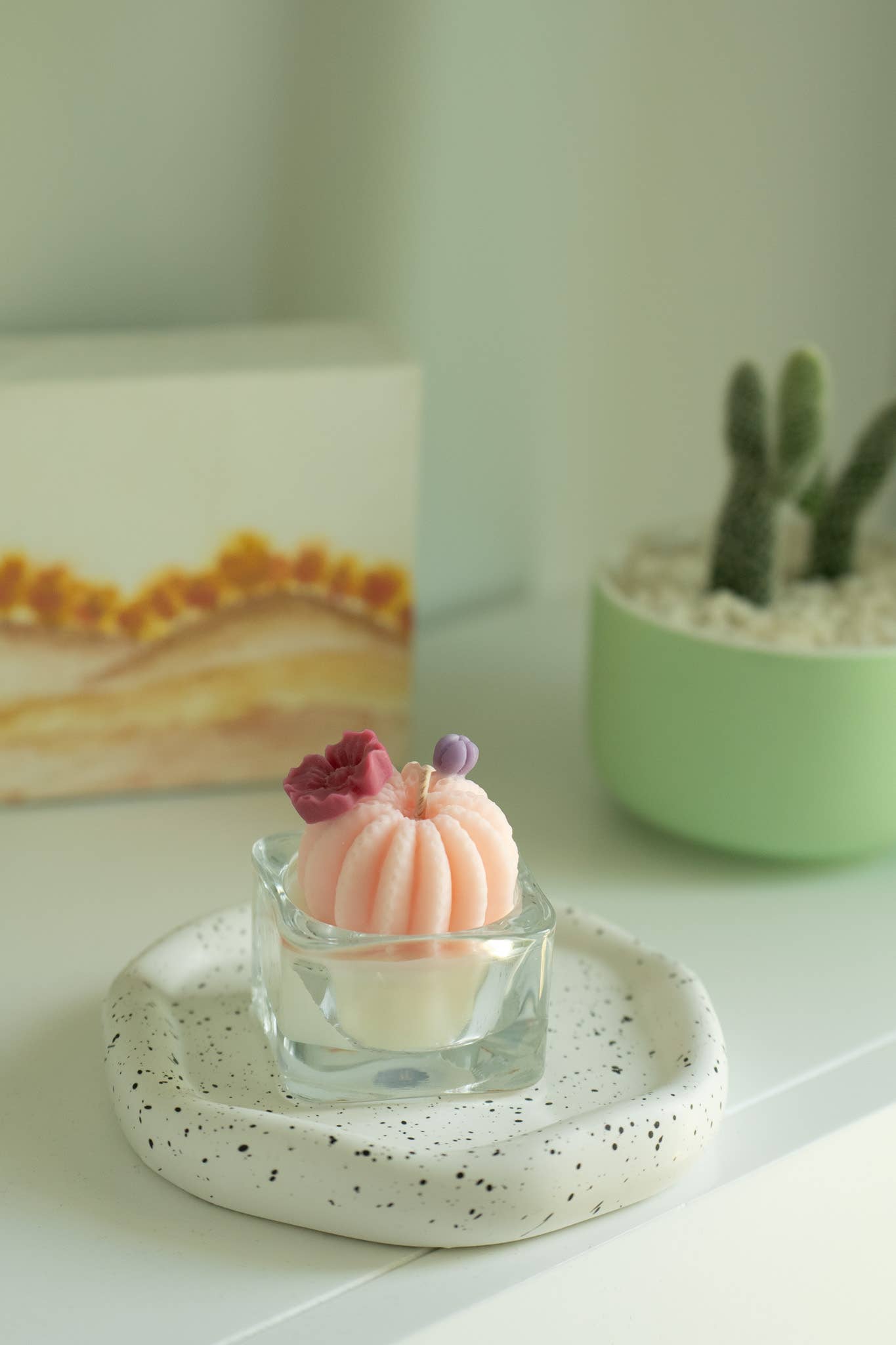 Tealight Candles - Barrel Cactus
