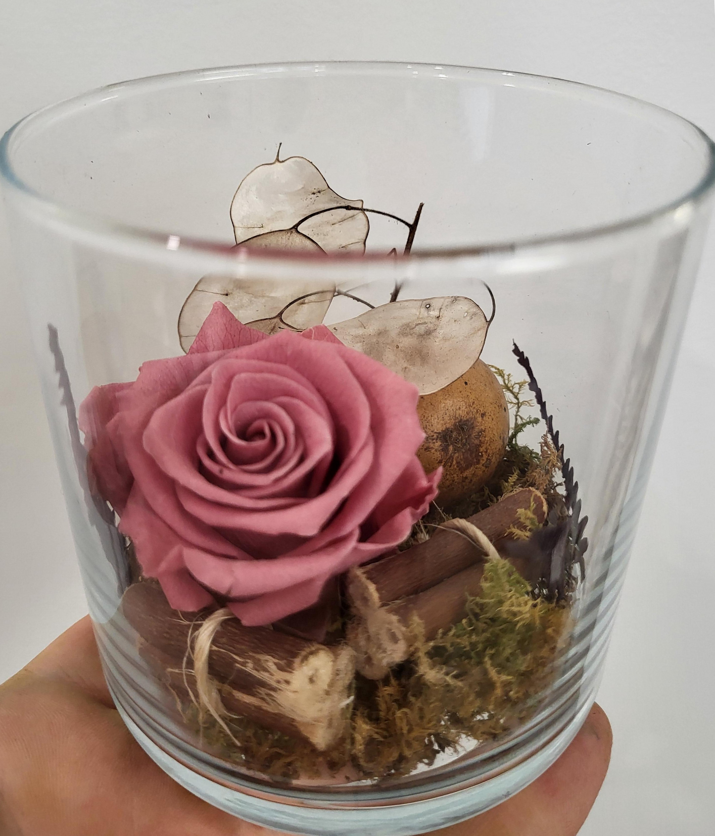 Preserved Rose in Jar - Dusty Pink (RJ.DP1)