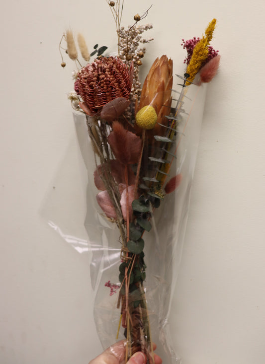 Dusty Rose - Dried Flower Bouquet
