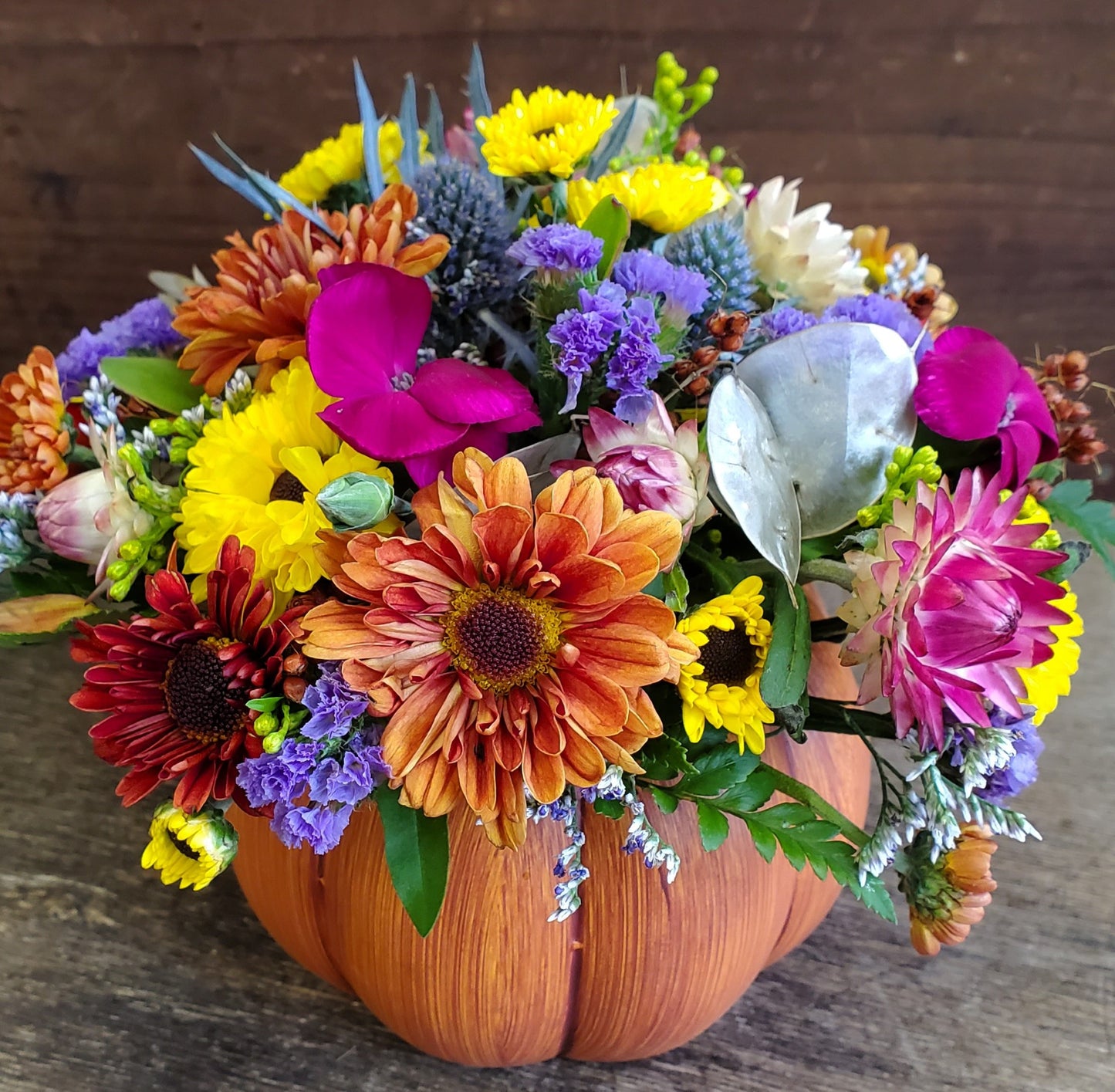 Made with Love -Pumpkin mini ceramic centerpiece