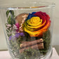 Dried Rainbow Rose Vases