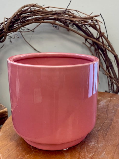 Rose Pink Ceramic Pot Assorted Sizes (CE05-351, CE10-351)