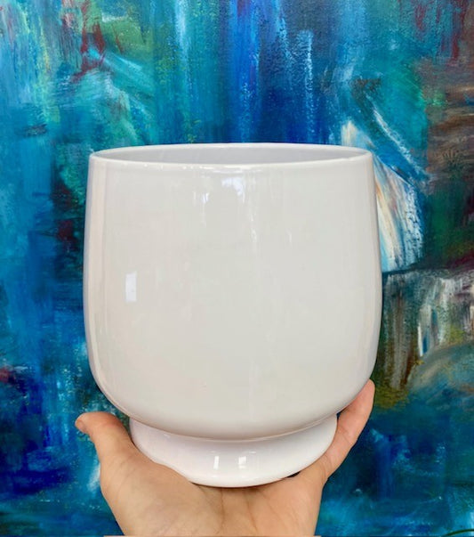 White Ceramic "Amazing" 5"