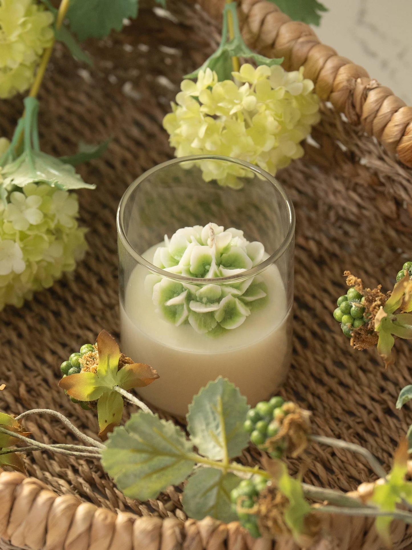 Soy Blend Candle - Limelight Hydrangea