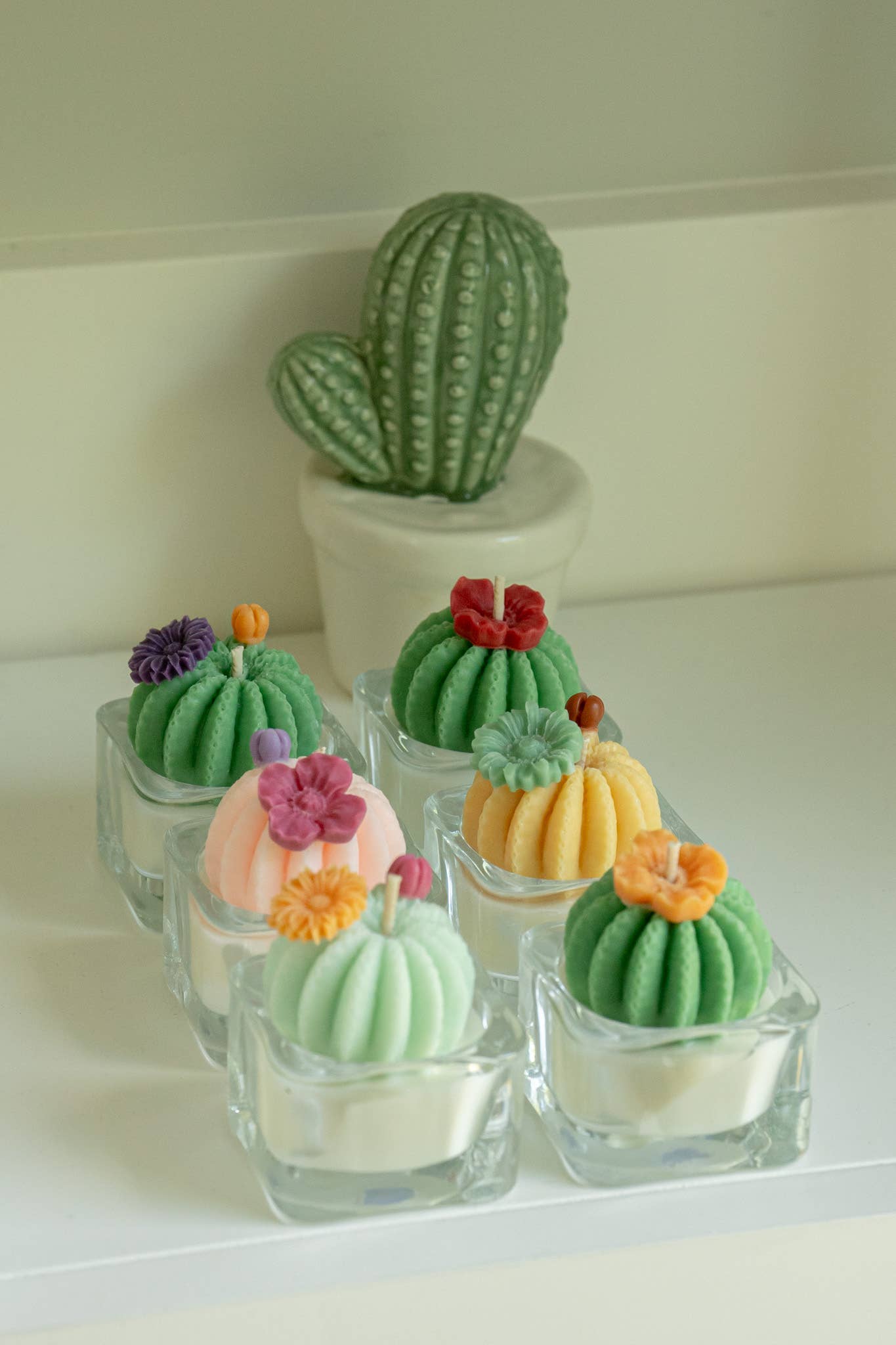 Tealight Candles - Barrel Cactus