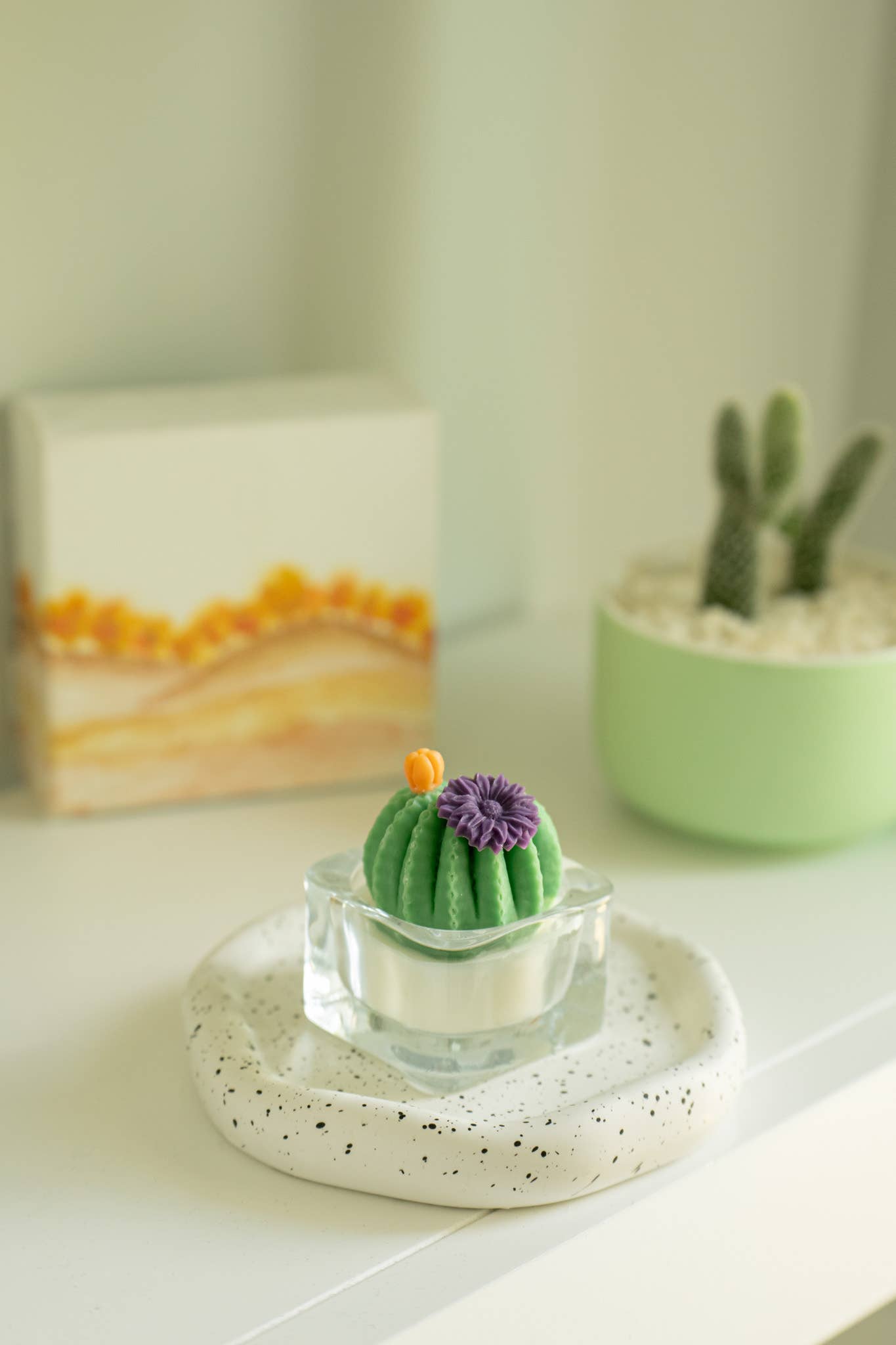 Tealight Candles - Barrel Cactus