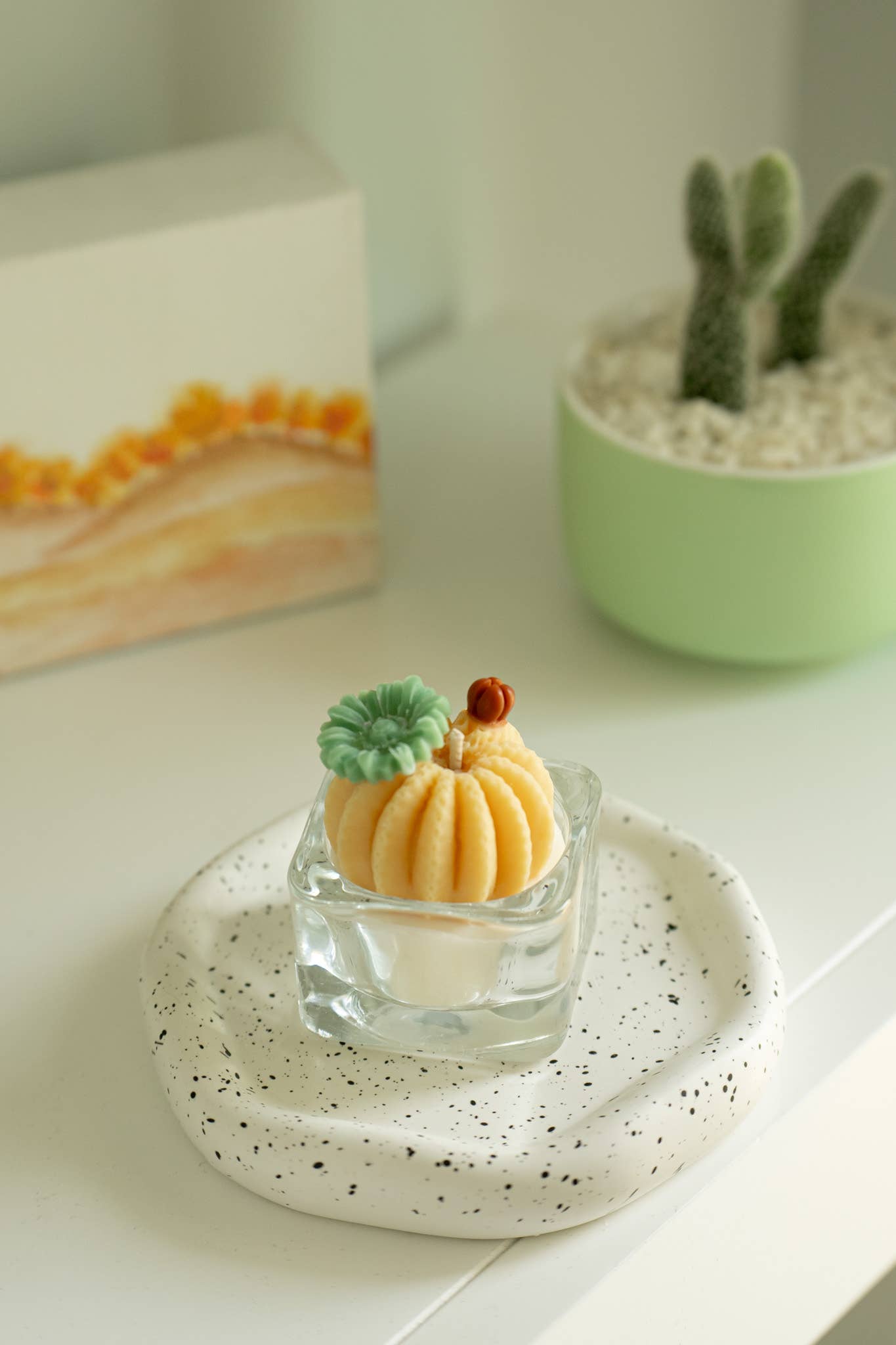 Tealight Candles - Barrel Cactus