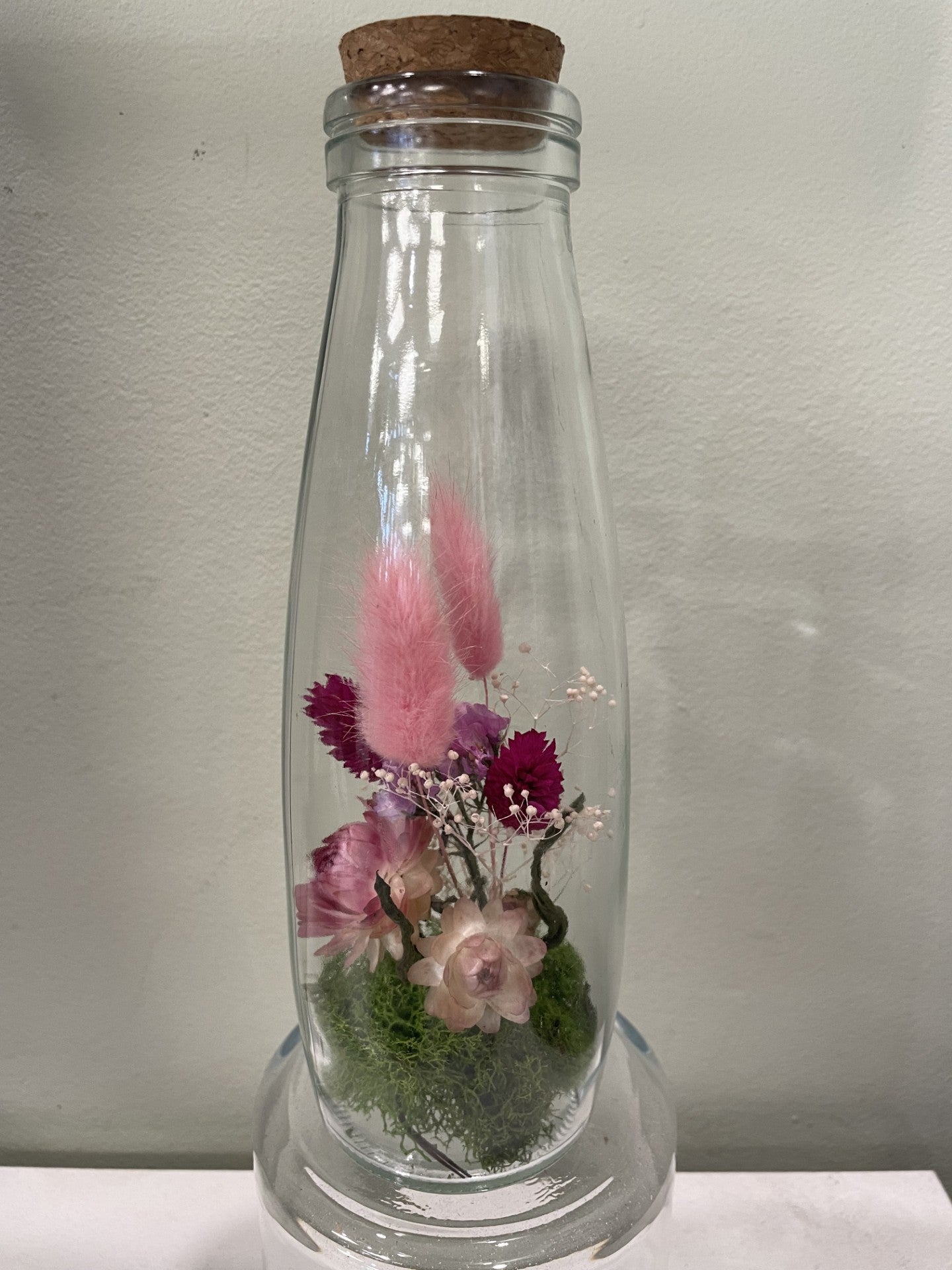 Dried Botanical Bottle - Pink