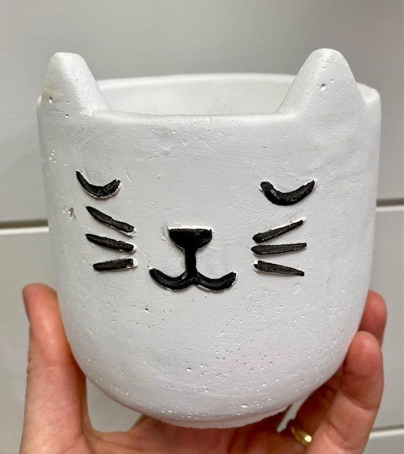 Sleeping Cat Pot