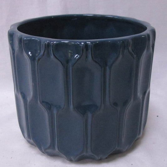 4.5" Dark Blue Copenhagen Cache Pot (CE00-247)