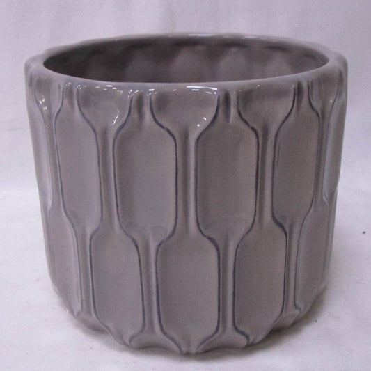 4.5" Grey Copenhagen Cache Pot (CE00-249)