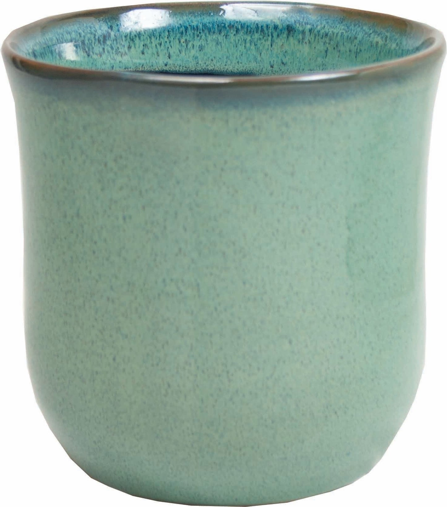 5.5" Blue Glazed Orchid Pot (CE06TBLU)