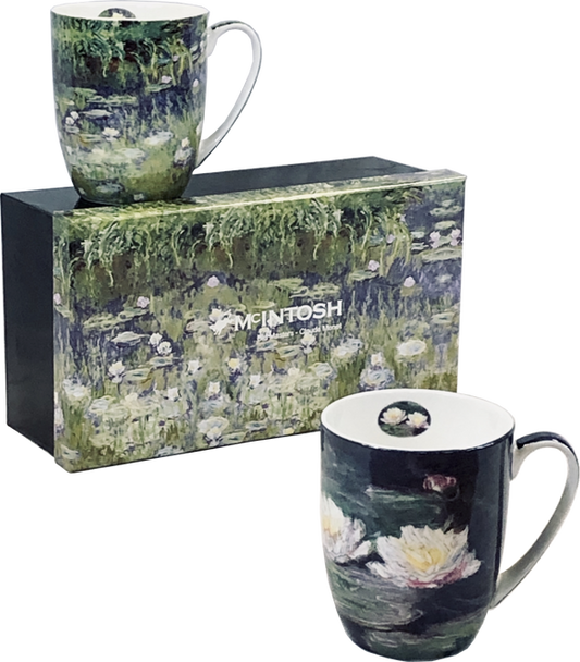 Monet Water Lilies Mug Pair