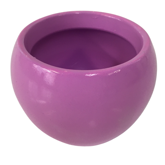 Pink Ceramic Round Cache Pot