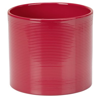 Red  ceramic cylinder
