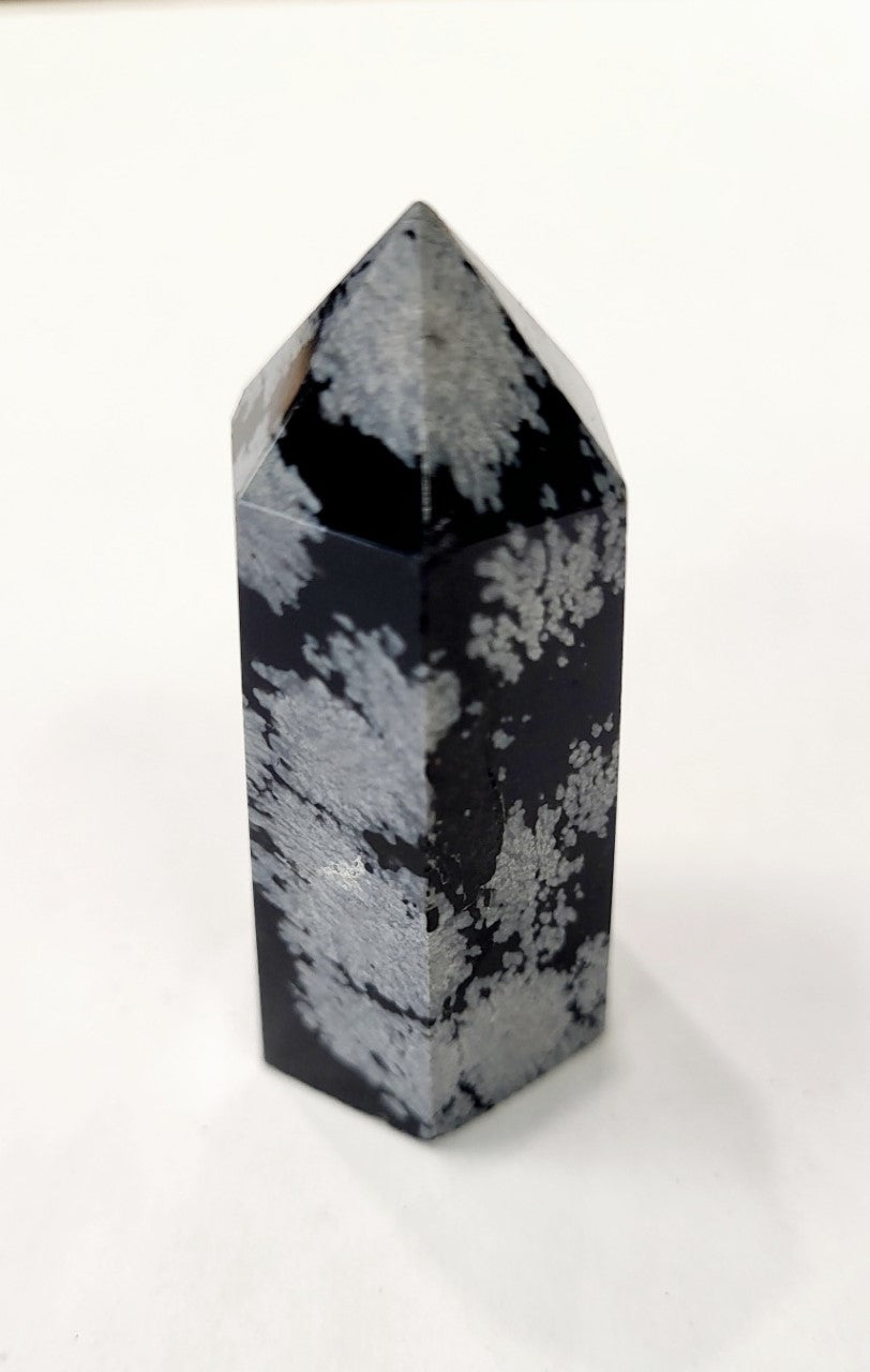 Stone Tower - Snowflake Obsidian