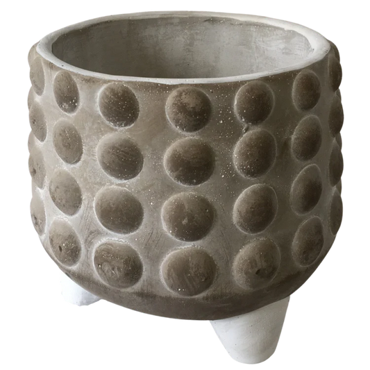 Dotted Pedestal Pot