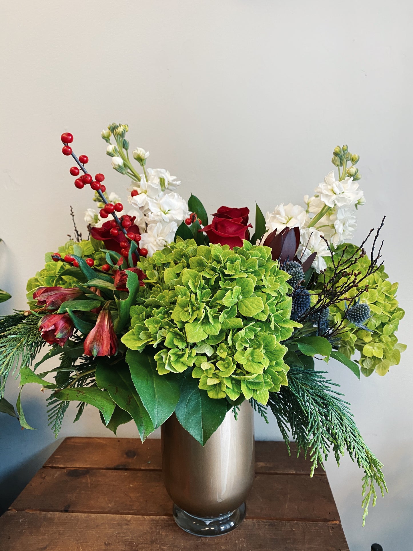 Made with Love - Christmas and Holiday Vase Arrangement (Assorted Sizes)